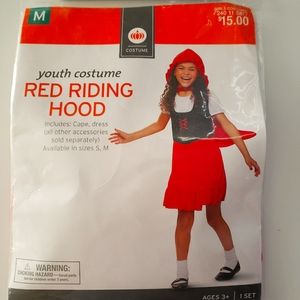 Red riding hood girls kids youth costume medium